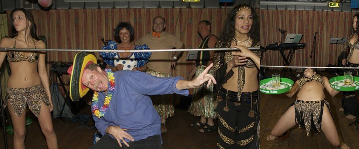 Tropical limbo danser